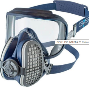 GVS ELIPSE INTEGRA P3 félálarc szemvédővel kombinálva (S/M)